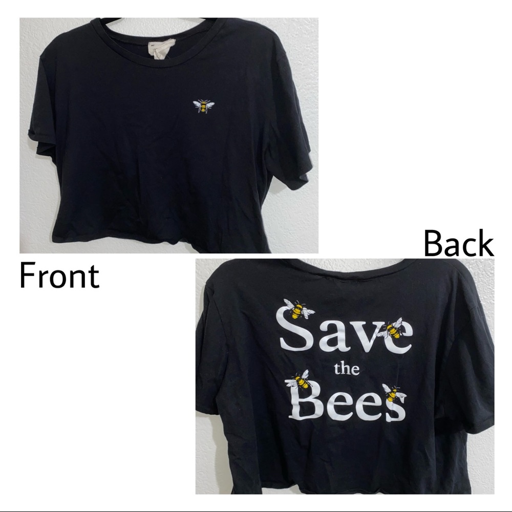 Save The Bees Crop Top